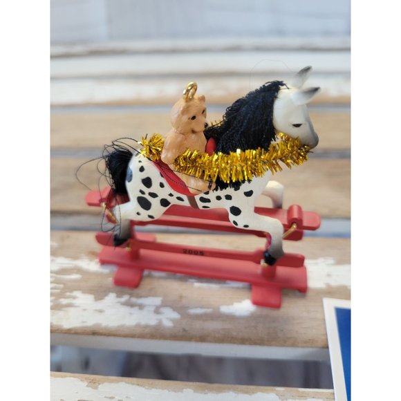 Hallmark pony for Christmas 2005 a scaffold ornament holiday tree - Picture 2 of 8